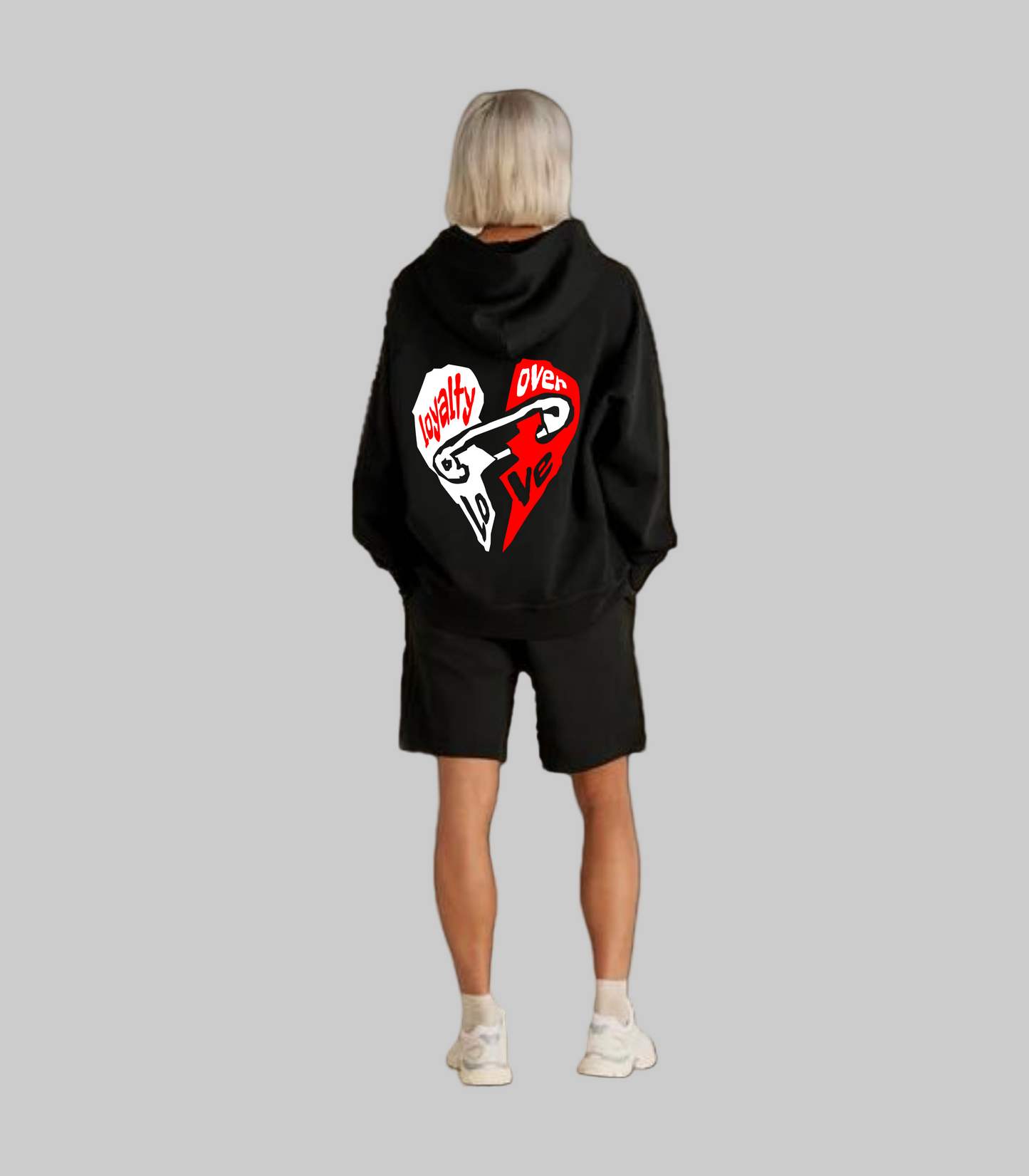 Loyalty Over Love Broken Heart Hoodie
