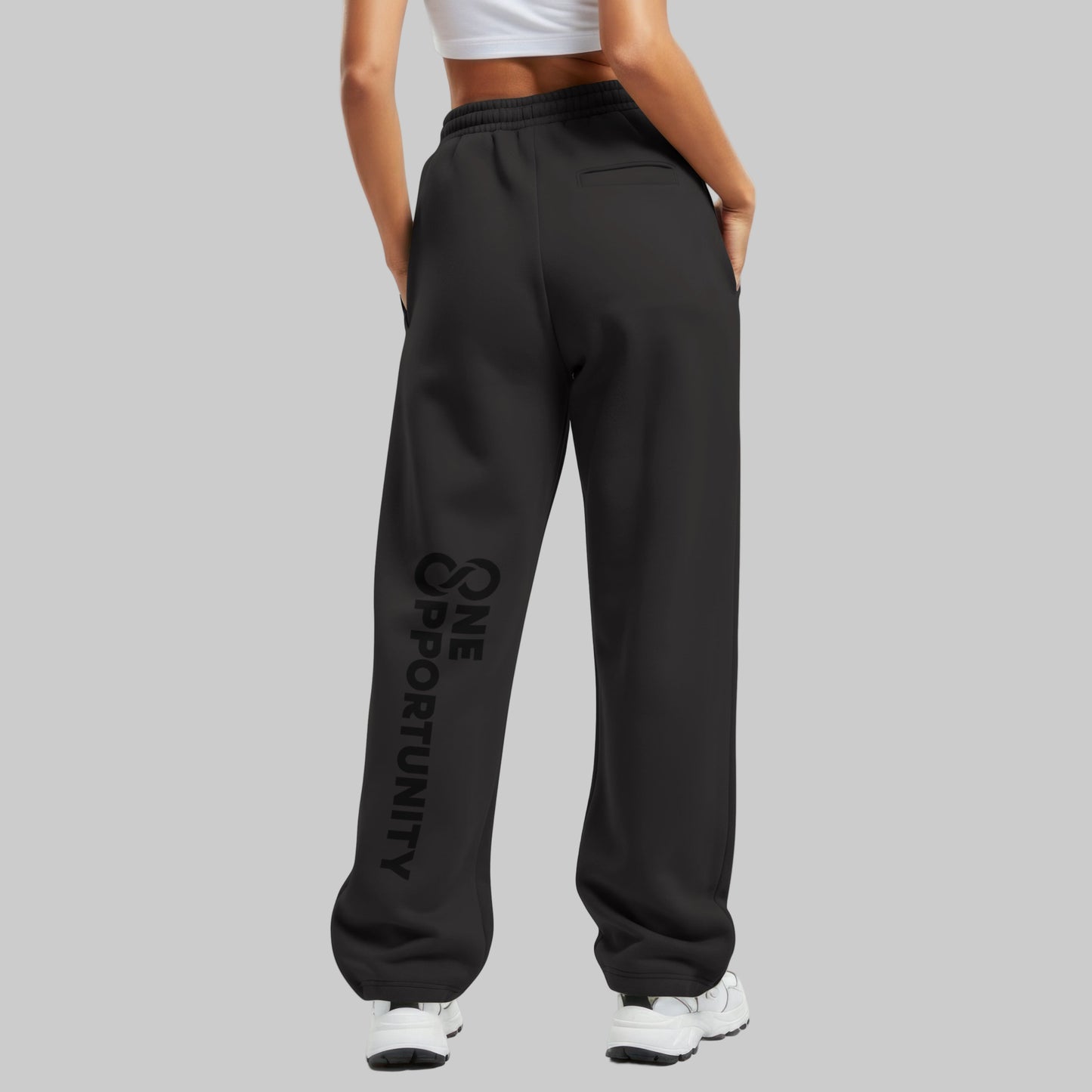 One Opportunity Sweatpants Black 400GSM Heavyweight Joggers