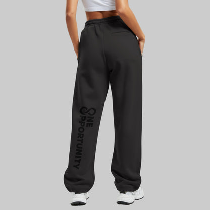 One Opportunity Sweatpants Black 400GSM Heavyweight Joggers