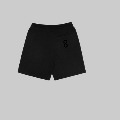 Loyalty Over Love Black Premium Sweat Shorts